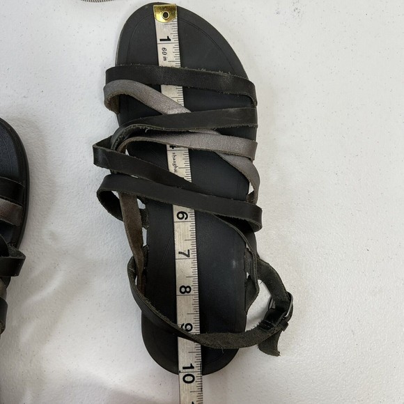 OluKai Black and Gray Women's Sandals - Picture 9 of 10